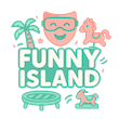 funny island logo mobile